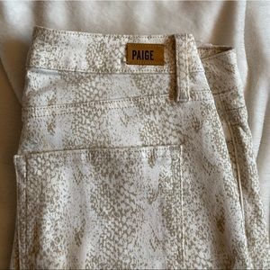 Paige Snakeskin Jeans